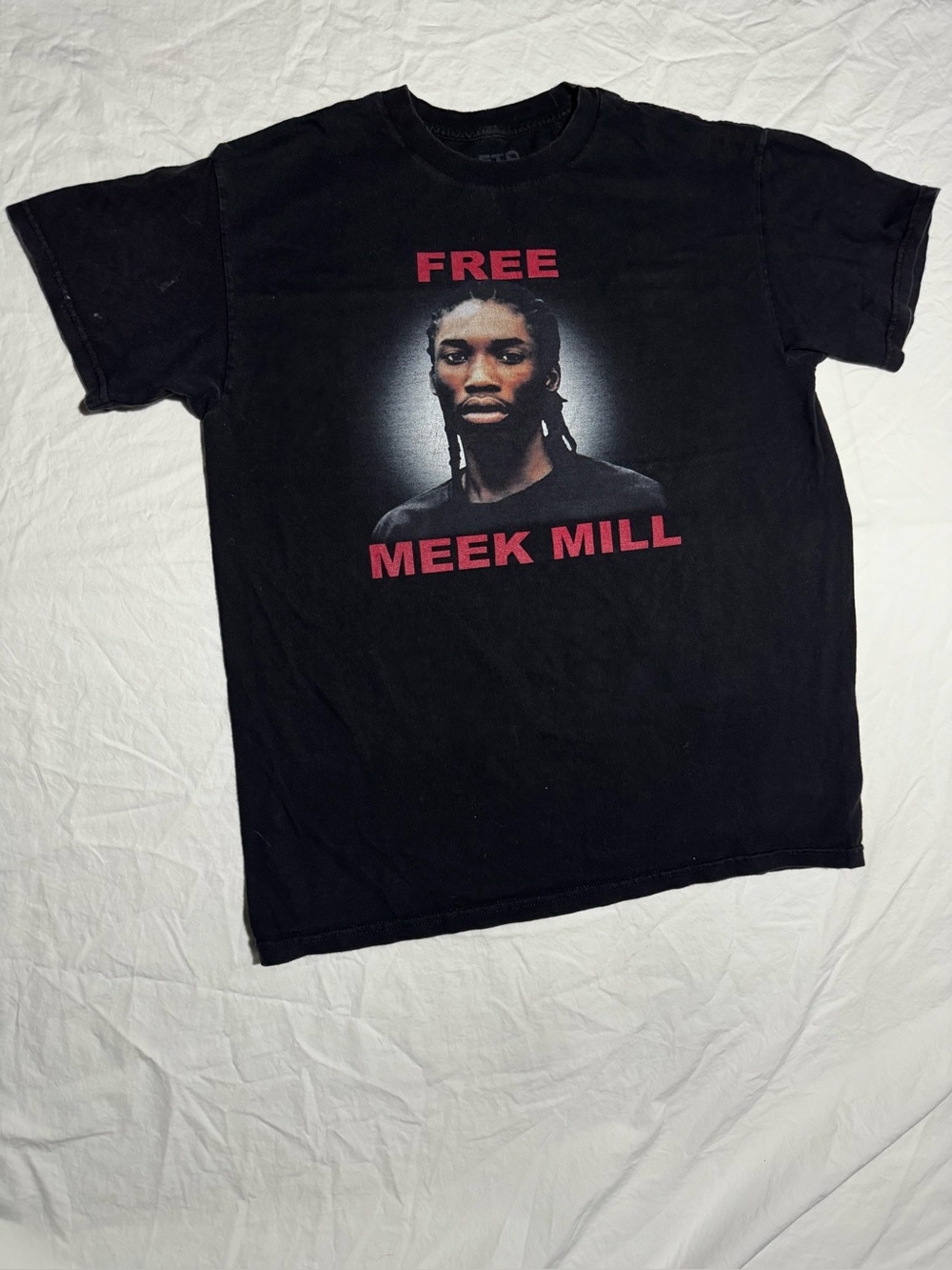 Free Meek Mill - Black Shirt - FTD APPAREL SIZE M